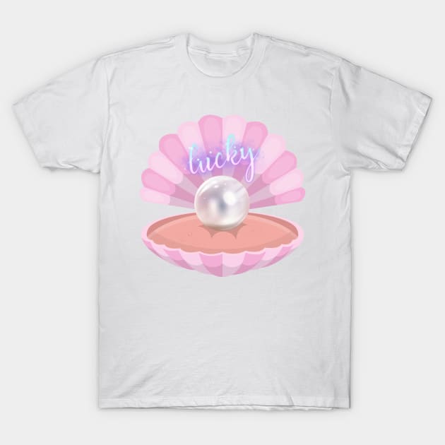 Lucky Pearl T-Shirt by DearDaVinci3